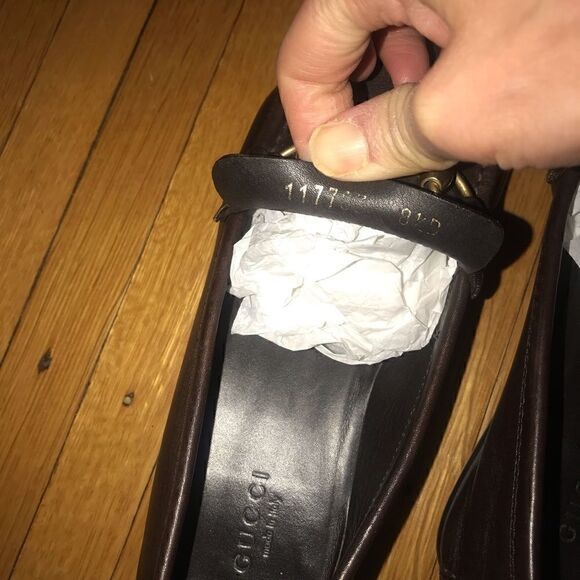 EUC Gucci horsebit loafers size 8.5 with box - Picture 4 of 10